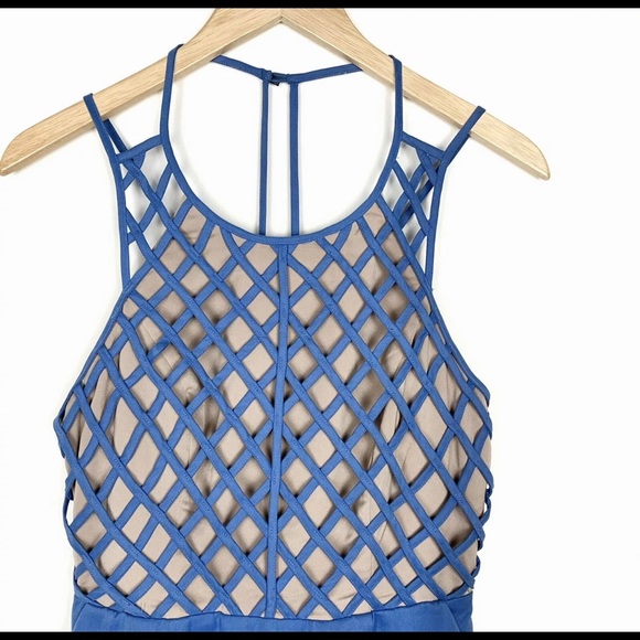 Finders Keepers Ampara Blue Mini Dress - Picture 2 of 6